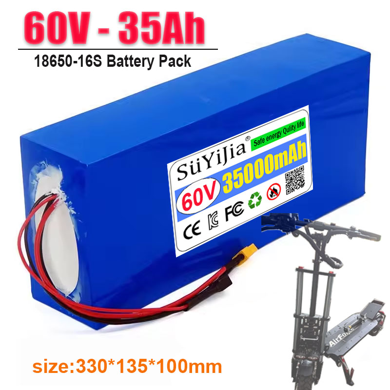 60V 30Ah Electric Scooter Battery - Batterie Li-ion 60V 35Ah 18650, 2000w