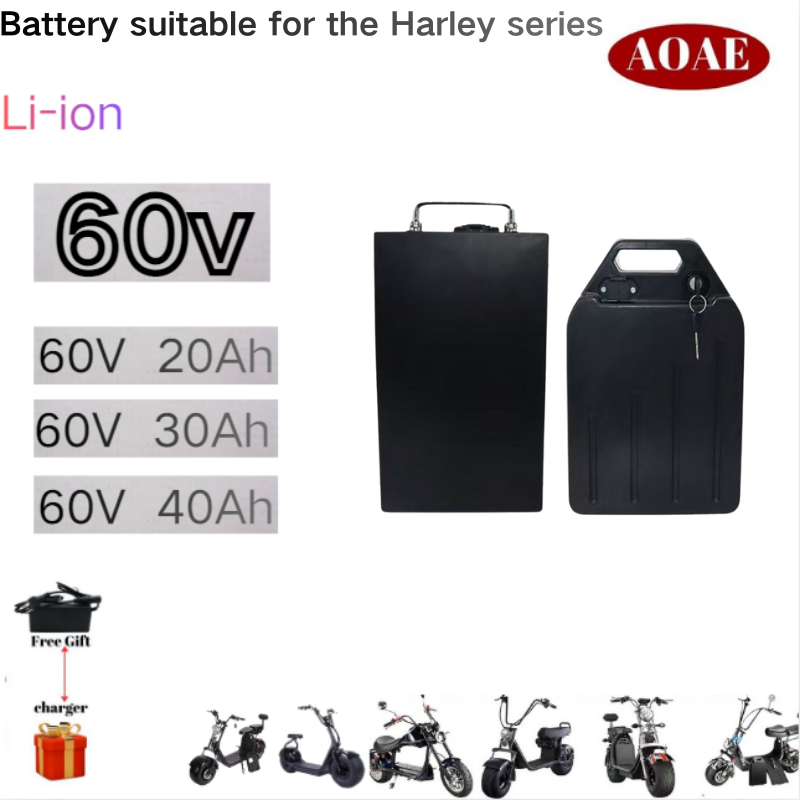 Batterie Harley 60V 20Ah 30Ah  - 60V 30Ah Electric Scooter Battery avis et prix