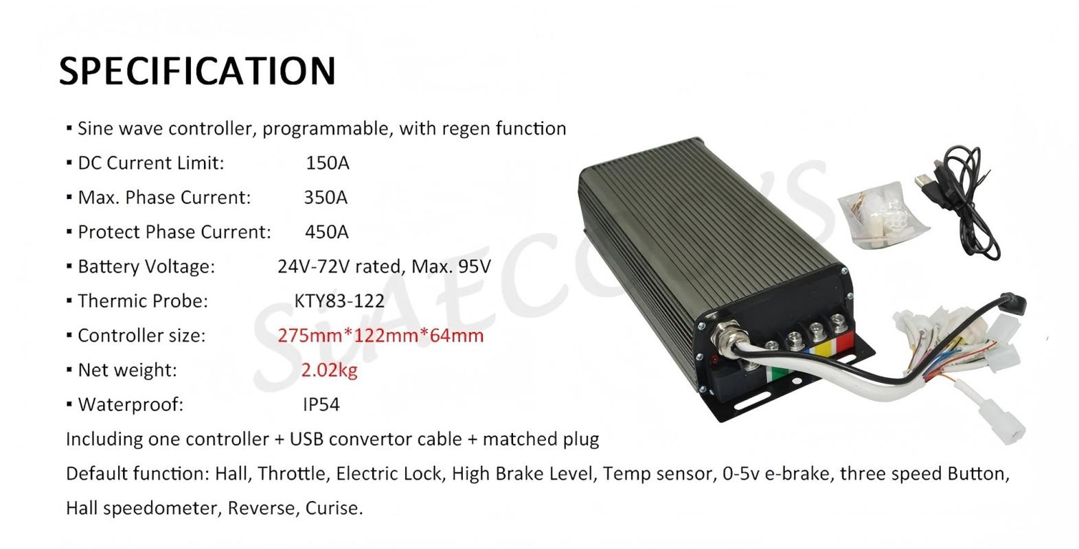 Kit de contrôleur de moteur pr - Sabvoton Svmc72150 Controller Kit avis et prix